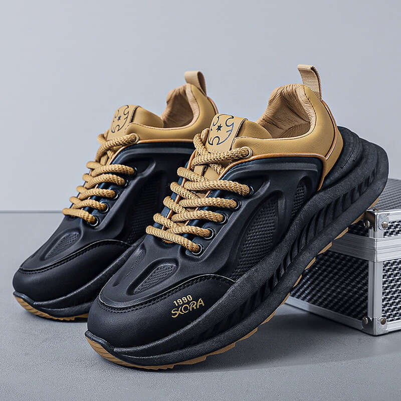 Free shipping 2025 Autumn New Casual Fashion Dad Men's Trendy Thick Sole Running Sports Shoes