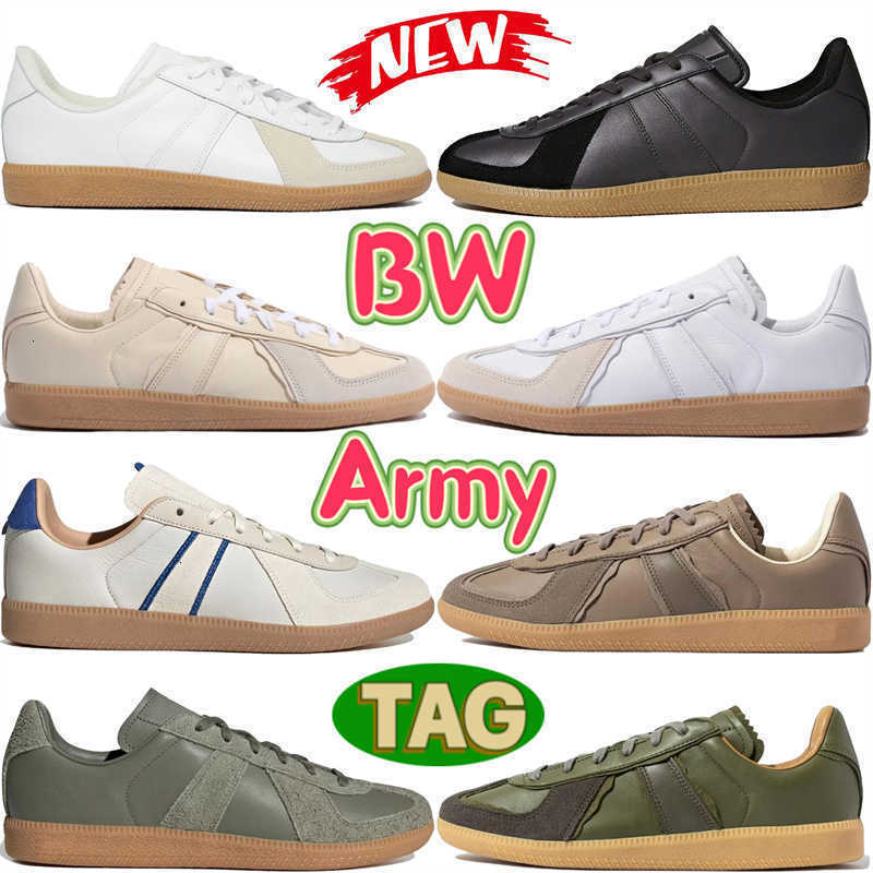 Fashion designer shoes BW Army trainers men women green light tan beige brown Olive White Blue Wonder Black casual mens sneakers womens trainer EUR 3645 US 511