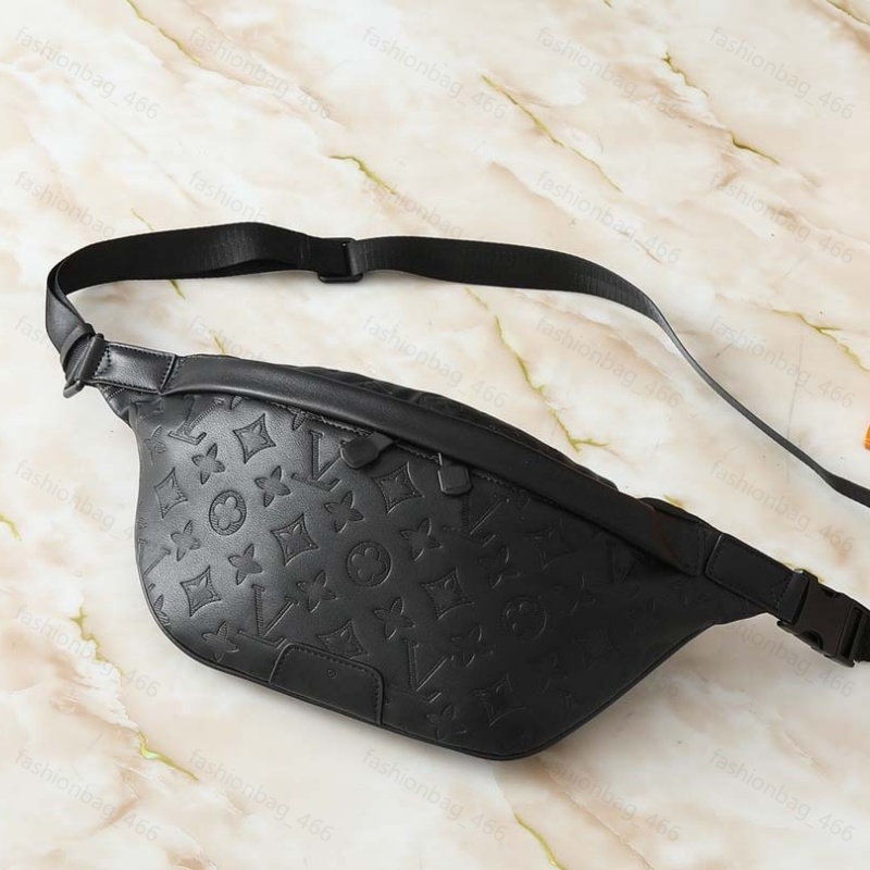 High quality Genuine Leather Designer bag waist bag luxury bumbag crossbody belt pouch bags men women fashion Cross body Bags Handbags Bum bag 46035