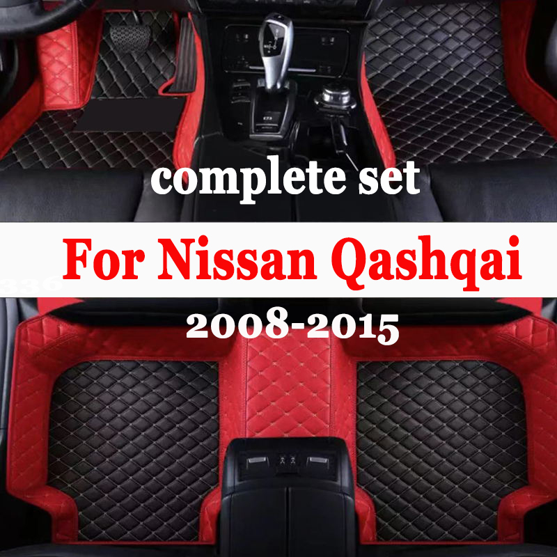 Car Floor Mats For Nissan Qashqai 2008 2009 2010 2011 2012 2013 2014 2015 Custom Foot Pads Carpet Cover Interior Accessories