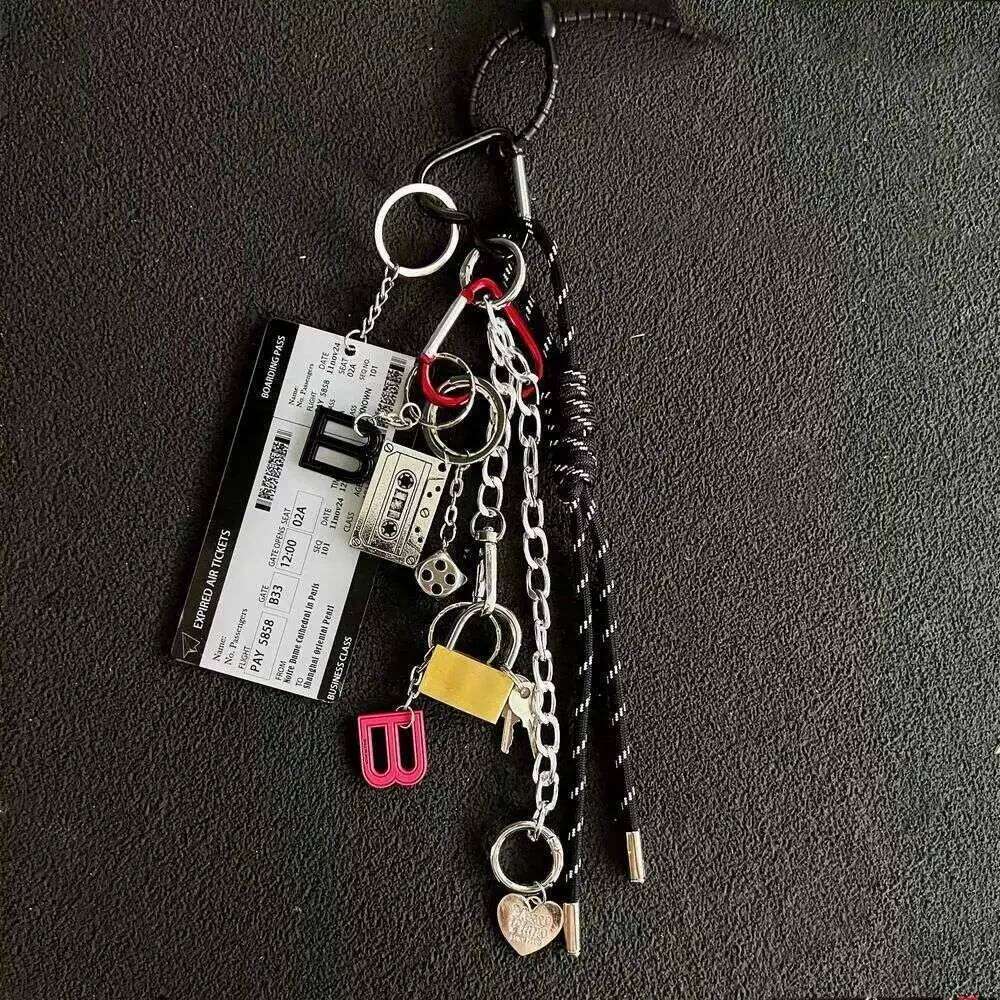 New Creative Series Of Fashionable Accessories Motorcycle Bags Chain Decorations Keychains Pendants Phone tags XJ260106