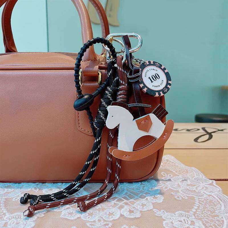 Braided Rope High-grade Keychain Trojan Horse Pendant Suitable for Phone Bag Accessories XJ260106
