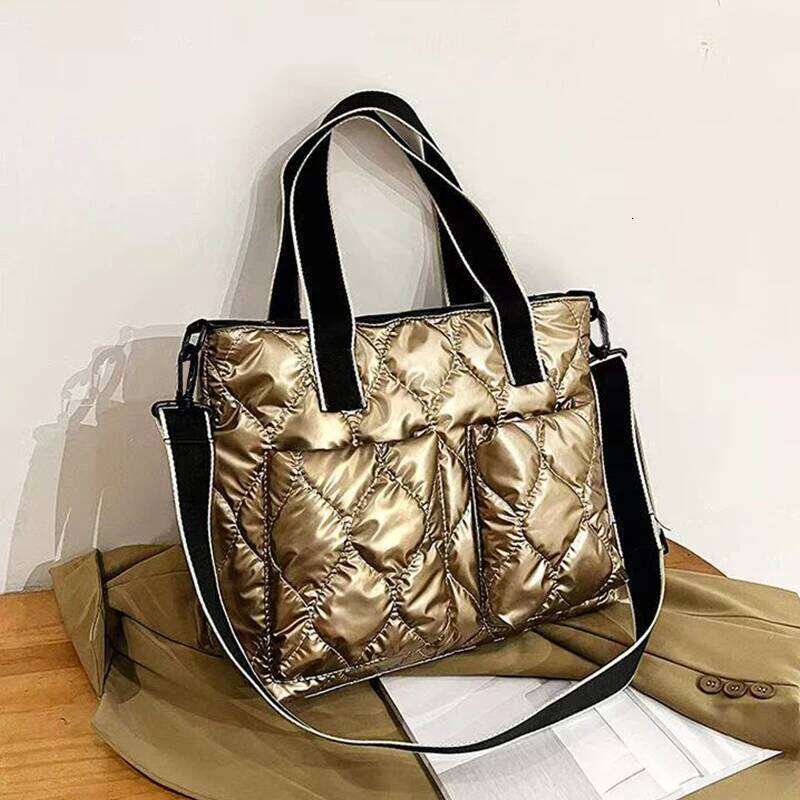 Chic Quilted Shoulder Lightweight Adjustable Strap Casual Multi Color Tote for Daily Commute Functional Bag 1100368158