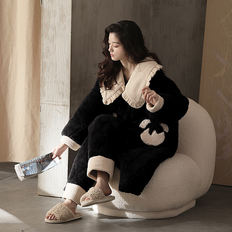 B1299-Chic Contemporary B1286 Ladies' Turtleneck Sweater Dress Complementing Slim Fit Pants