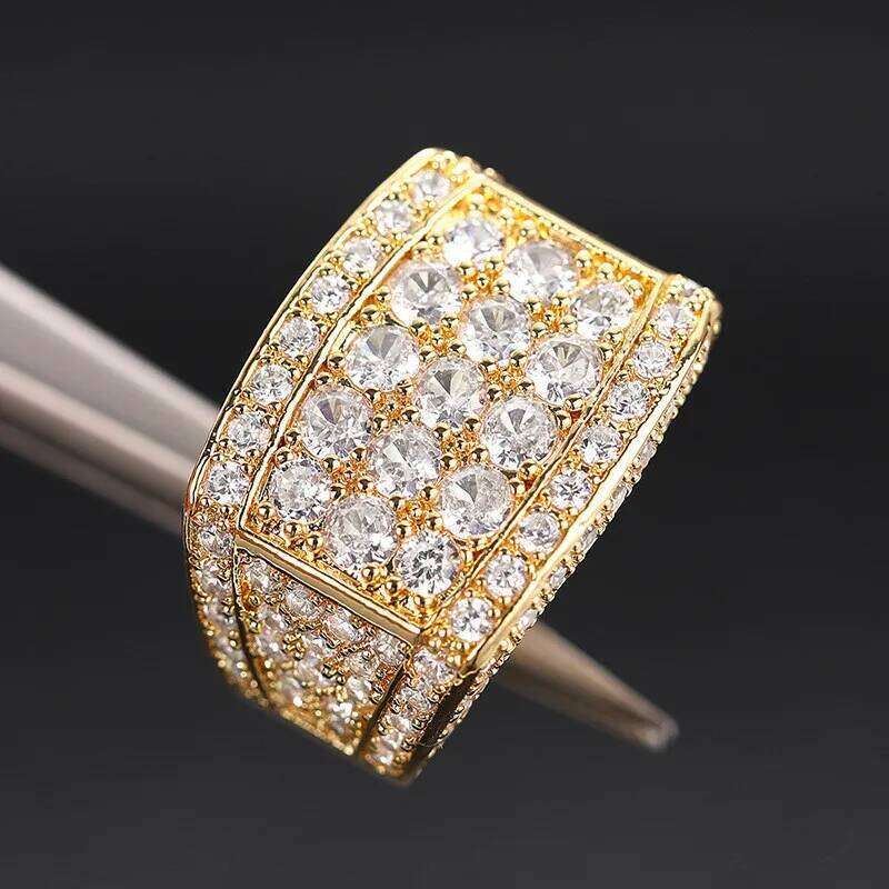Finger Ring Women Luxury Party Jewelry with Bright Zirconia High-quality Accessories for Anniversary
