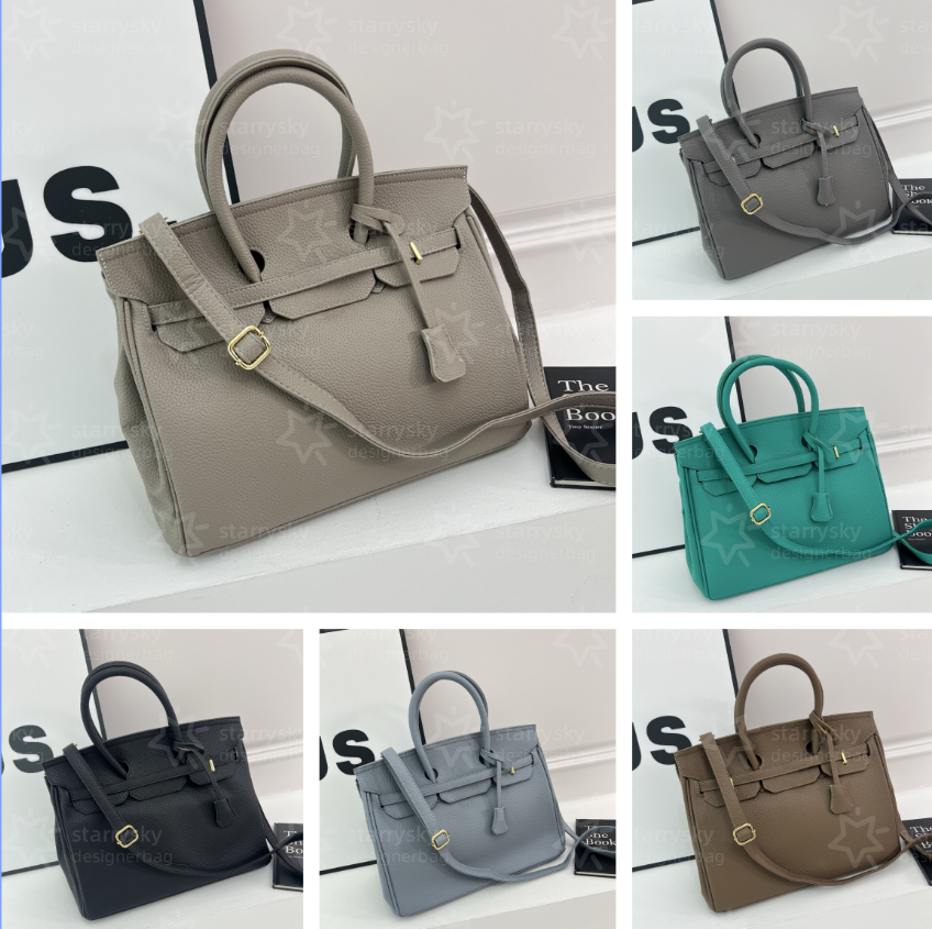 Dunhuang color scheme Socialite communicating Totes mural brown handbag shoulder bag lychee pattern leather large capacity casual three sizes and multiple colors