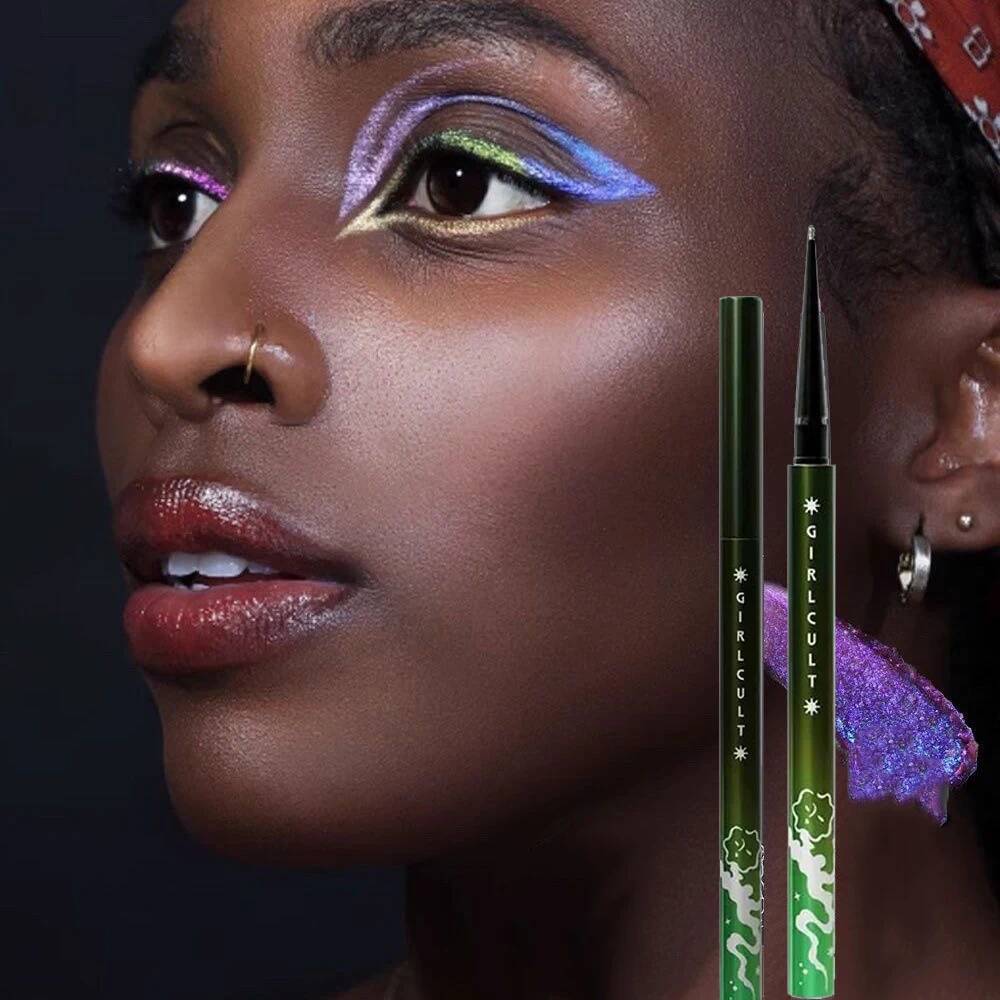 Bestseller Girlcult Multi Functional Pencil Chameleon Eyeliner Gel Pen,Horizontal Silkworm Brightening Glitter Eye liner ddmyHappy