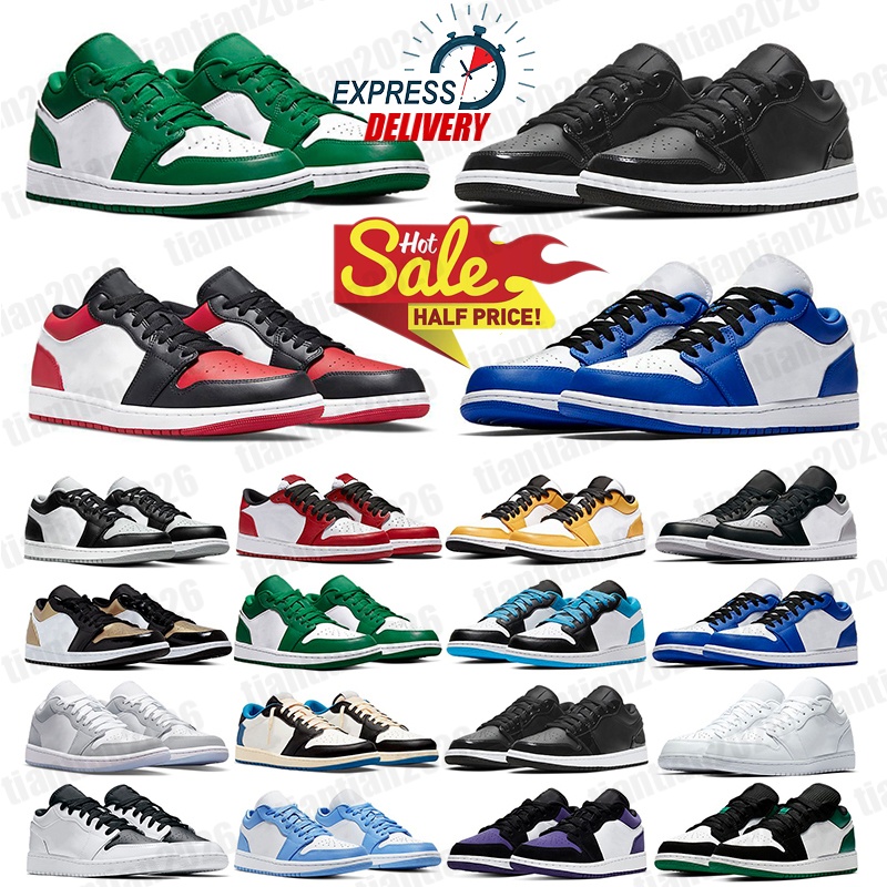 2026 Designer shoes for Men Women 1 Basketball Shoes Sneakers Black Phantom Gym Red Bred Toe Court Purple Game Royal Outdoor Sports Trainers Sneakers shoes 36-46