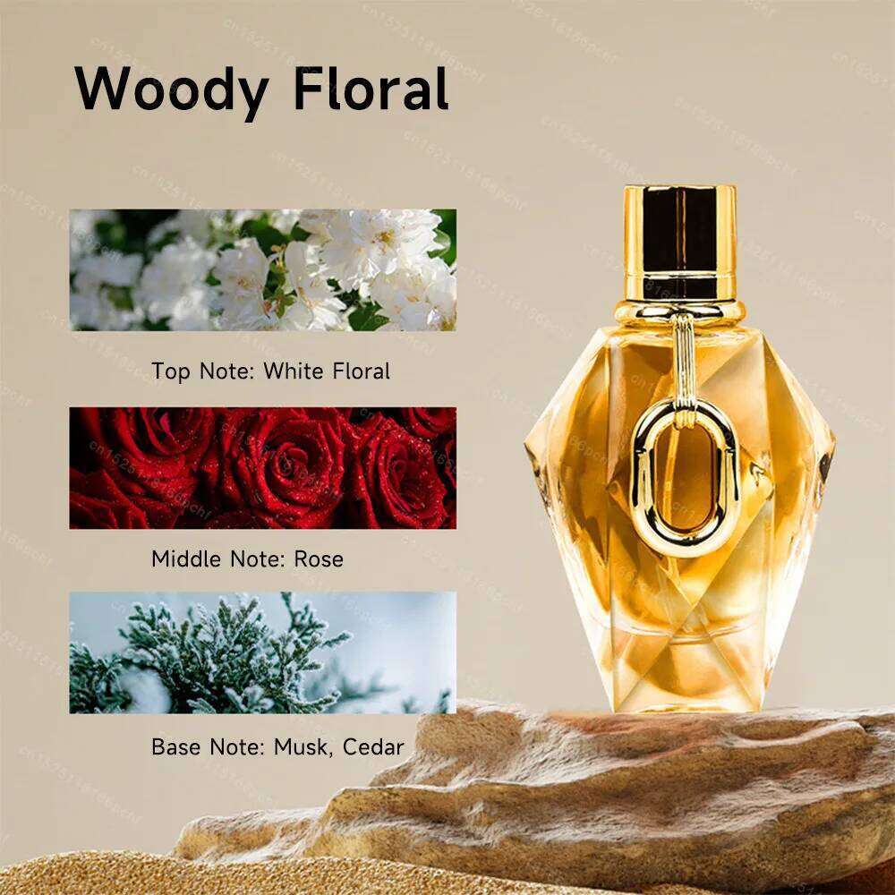 100Ml Women Gold Million Perfume Floral Wood Lasting Fragrance Niche Bodyspray Brand Dating Charm Eau De Toilette 26H0106