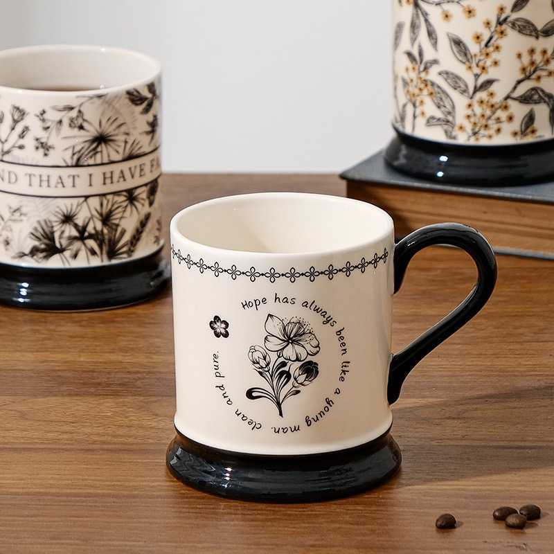 Luxury Elegant European Style Ceramic Mug Luxury Bone China Coffee Cup Breakfast Milk Cup Mosaic Design Brand Gift Box Y250913