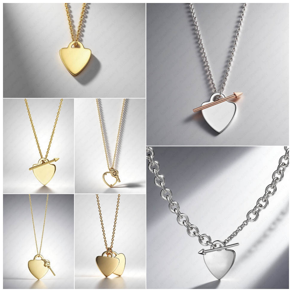 luxury jewelry women heart necklace designer jewelry high quality 925 sterling silver double heart brand business designer chain woman chain with pendant cute gift