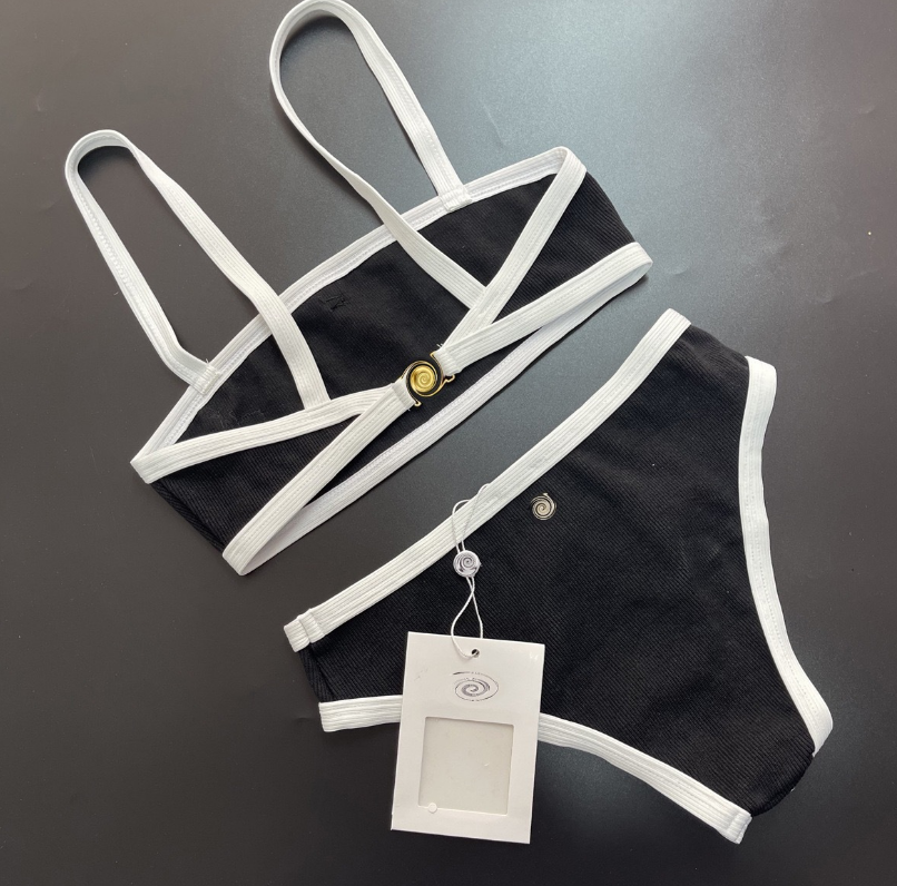Women's Swimwear Two-piece Swimsuit Sexy Strap Style Backless Bra Slimming Bikini Summer