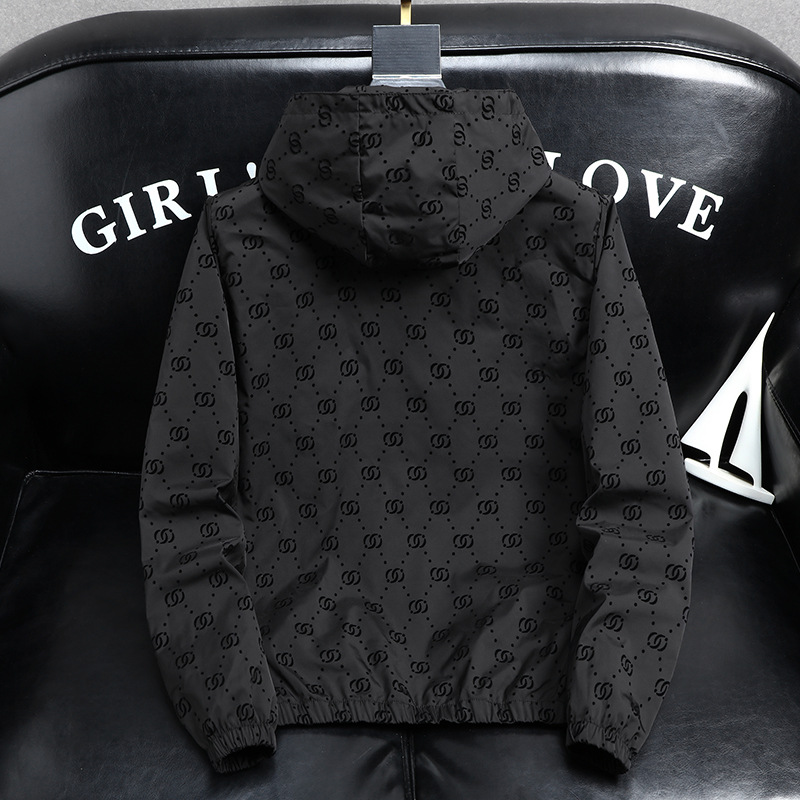 Free Shipping 2026 European Style Premium Men's Jacket, Spring Oversized Hooded Coat, Light Luxury Streetwear Top