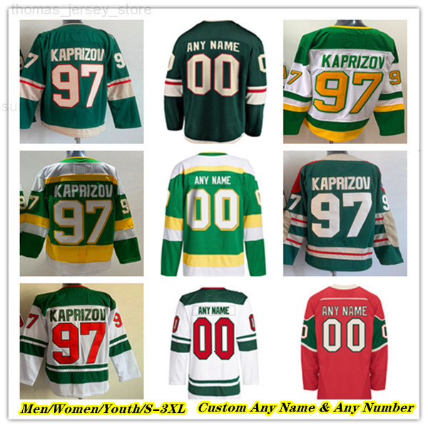 Minnesota Hockey Jersey Kirill Kaprizov Mats Zuccarello Ryan Hartman MarcAndre Fleury Brand Duhaime Joel Erikss Ek Matt Boldy Pat Maro WILDS J