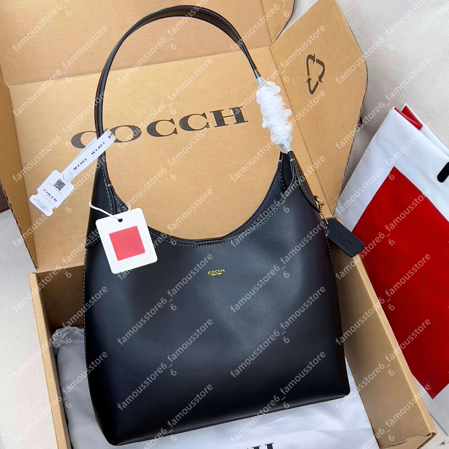 Designer Brooklyn bag 28 single shoulder YN bag tote bag high-quality single shoulder handbag 39 large capacity minimalist style gramercy bag 35