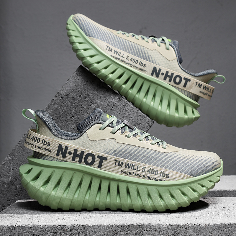 NHOT New Design Shoes Low-top thick-soled breathable low-top outdoor trail hiking shoes for men and women Cushioning sports shoes Free shipping