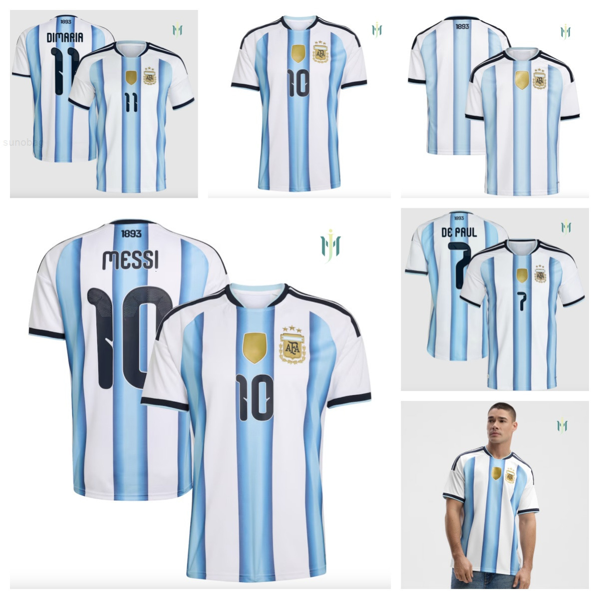 2026 Argentina MESSIS soccer Jerseys DYBALA DI MARIA MARTINEZ DE PAUL MARADONA FERNANDEZ sports football shirt Men women kids kit youth all siz