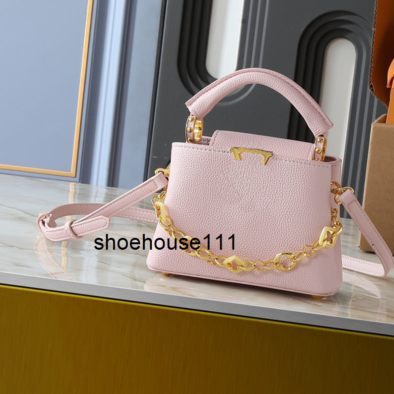 Shoulder Bags Drawstring Bucket Bags Noble Womens Bag Cowhide Mini Evening Bag Queen Bag Purse Bag Lady Handbag Crossbody Bag Shoulder Bag buckle hard