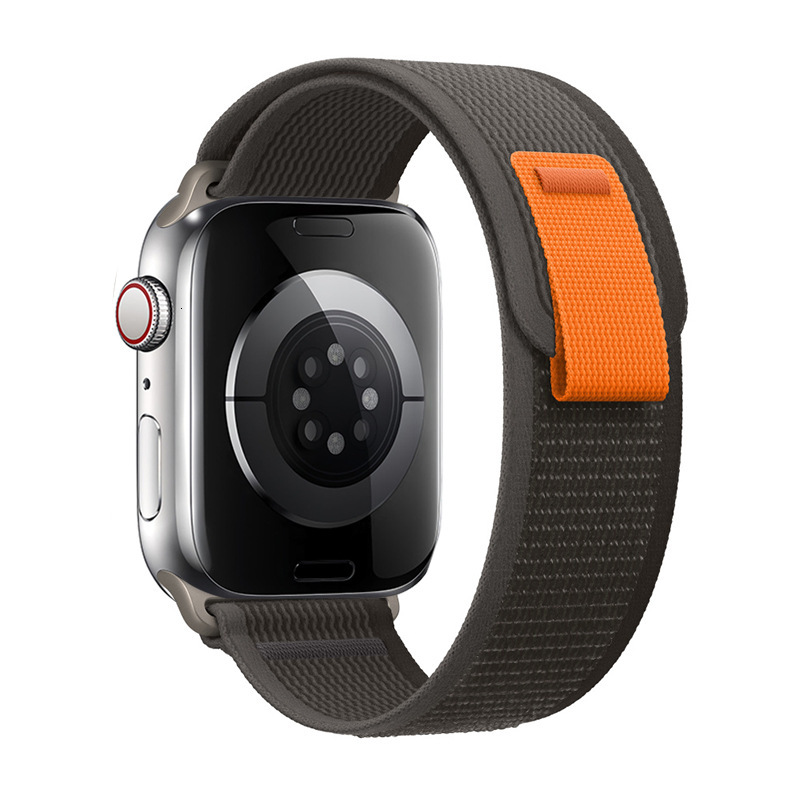 Nylon suitable for Apple iWatch 8 Ultra adjustable nylon woven loop strap