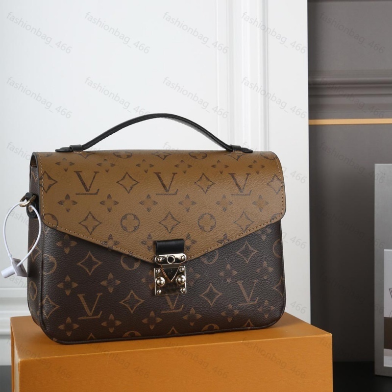 2026 Luxury designers crossbody bag pochette metis Women handbag messenger bags oxidizing leather elegant shoulder bags Purse Crossbody bags M45773