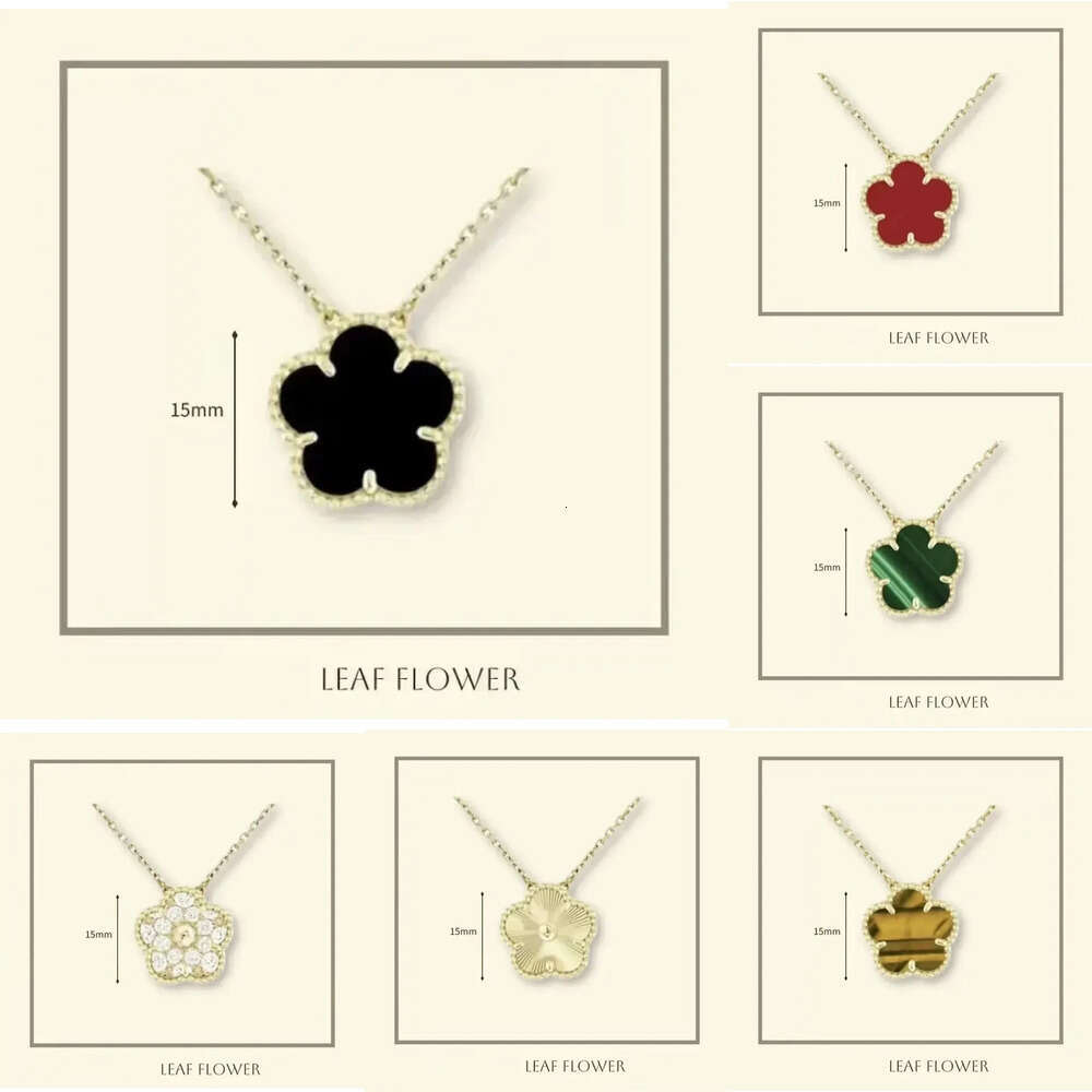 2026 new clover moissanite chains pendant bracelet heart necklaces designer gold necklace for women luxury mossanite jewelry