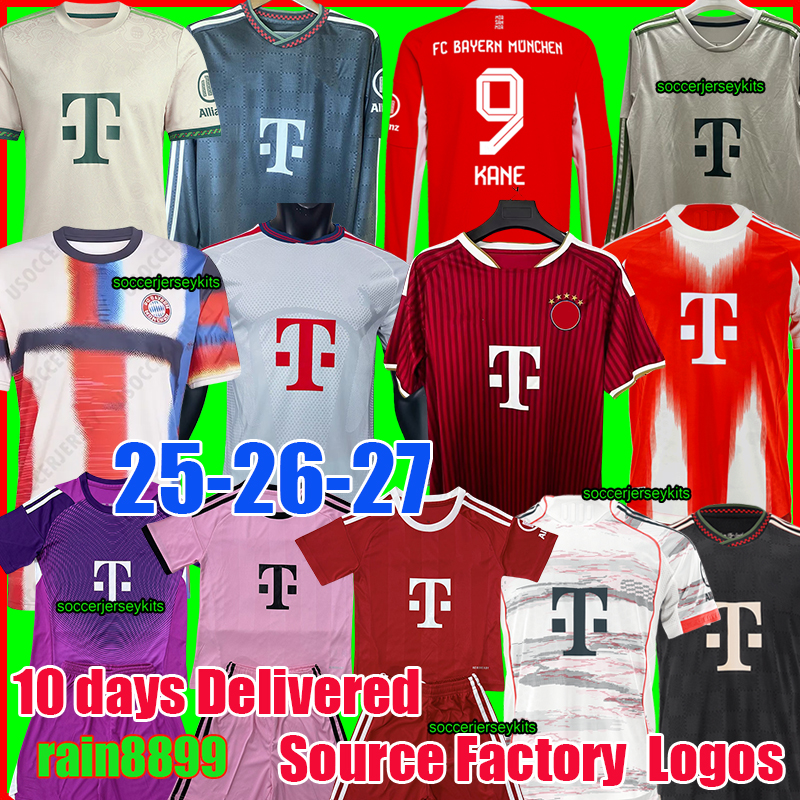 Bayern Munich25 26 Kane Luis Diaz 26 27 Bayern Soccer Jerseys OLISE 2026 Football Shirt Kingsley Coman Musiala Kimmich Kit Kids Oktoberfest Trikot Munich Jersey Top