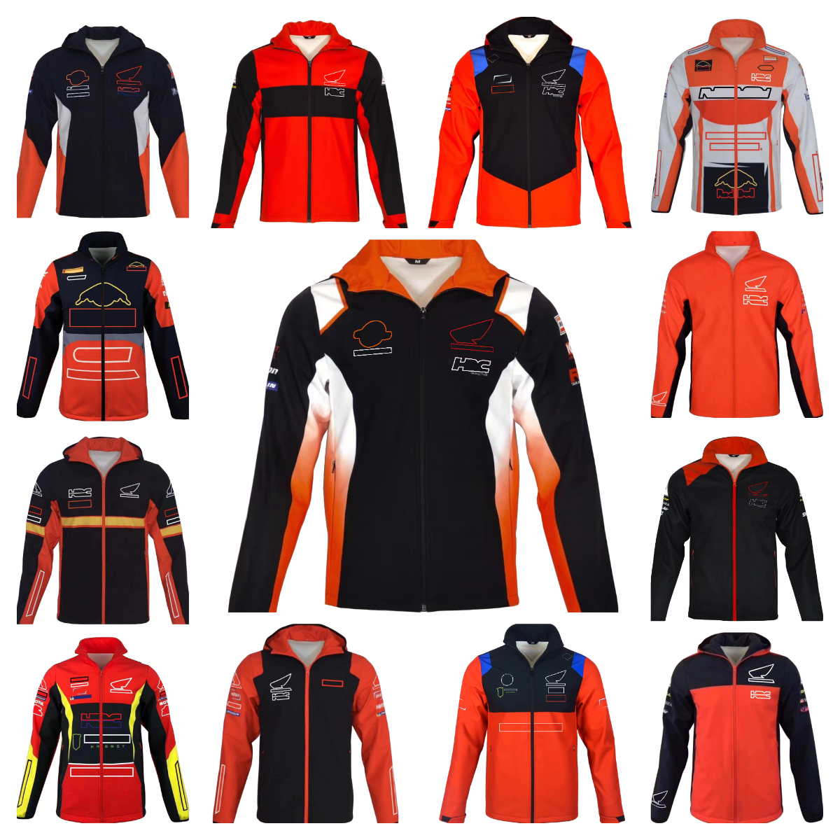 Cross-country motorcycle jacket men's windproof and anti-fall racing jacket outdoor motorcycle riding equipment Motorcycle Fans Motocross Jacket unisex