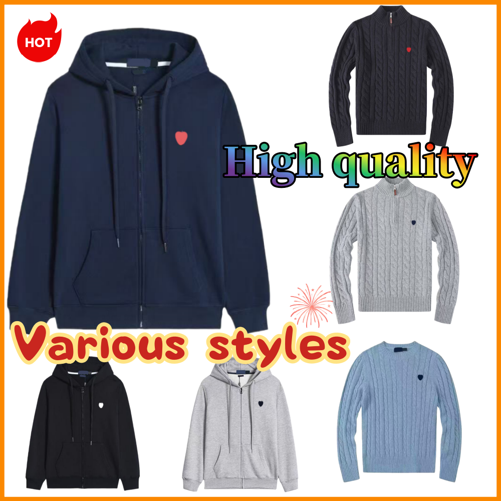 Designer sweater men designer hoodie quarter zip tracksuit men designer zip up hoodie jacket tracksuit ralphlaurarty hoodie Pullover Winter Coat polo jacket