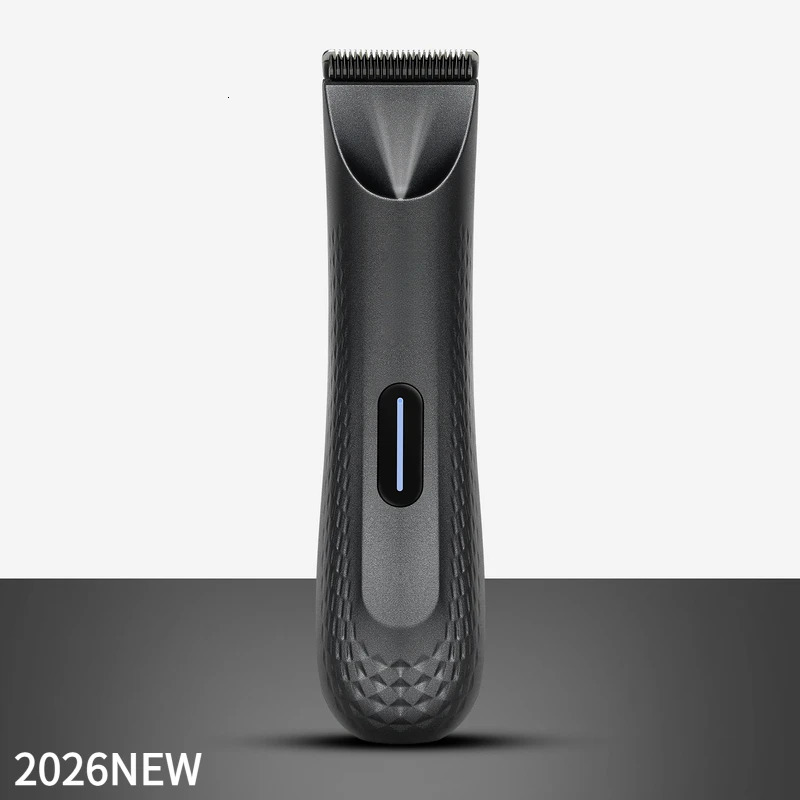 Electric Groin Hair Trimmer for MenBody Groomer Pubic Waterproof Hair TrimmerReplaceable Ceramic Blade 260104