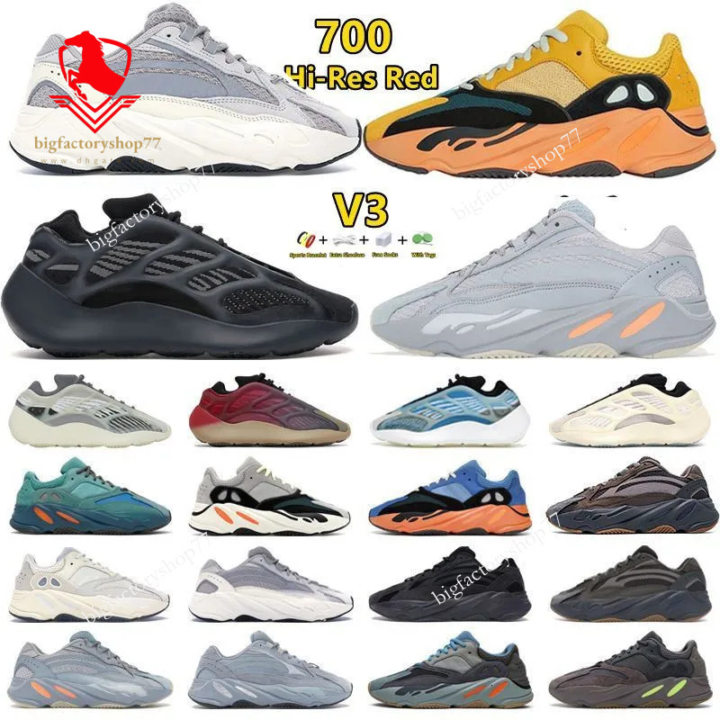 TOP 700 V3 Yeelysneakers700 Yeely700 High Version Designer Sneakers Running Shoes Trainers For Mens Womens Chaussure Black Knightoutdoor Men Women Sports Runners