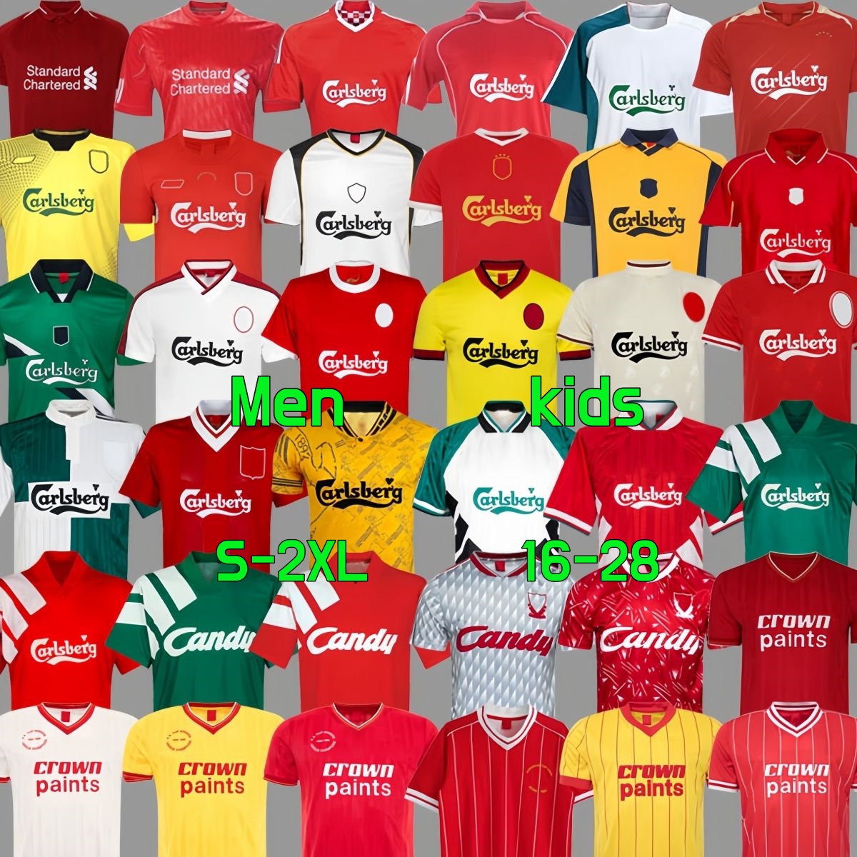 Liverpol GERRARD Class Vintage Soccer Jerseys TORRES SUAREZ OWEN BARNES Fowler McMANAMAN Dalglish 89 91 95 96 97 02 04 05 06 08 09 Retro Football Shirt men kids kit 16-2XL