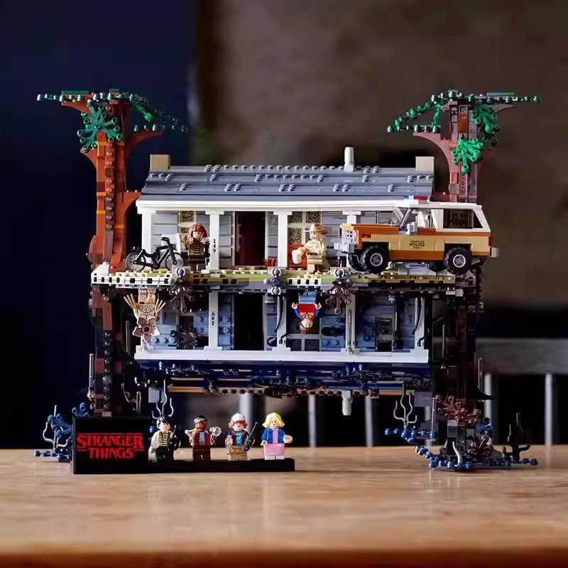 75810 Stranger Things The Upside Down Building Blocks Set Children Toys Children birthday Gift