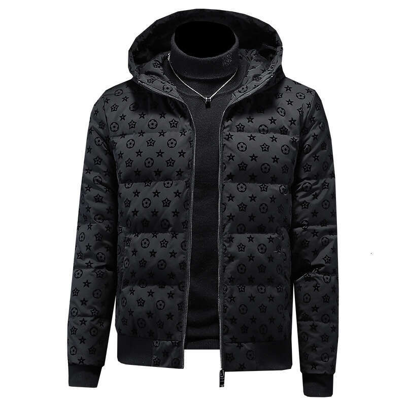 Winter New Men's High-Quality 90 White Duck Hooded Down Jacket European Style Warm Casual Coat Y9986