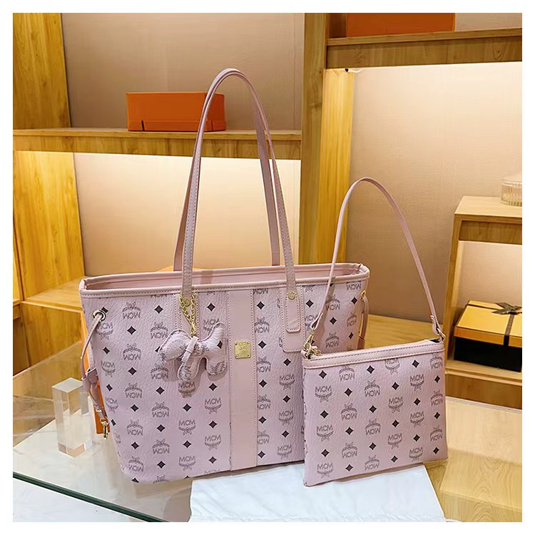 2025 Tote Women's Bag Large Capacity Fashion Versatile Commuter Versatile Single Shoulder Underarm Bag Printed Mother And Child Handbag 528