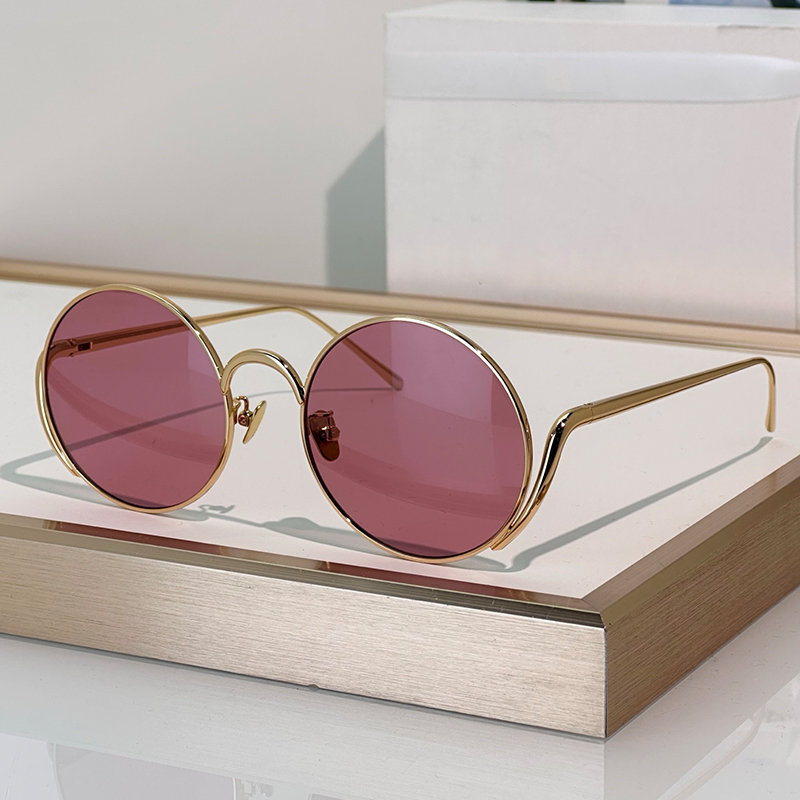Designer Sunglasses Metal Full Frame Round Eyewear 40118 Women Men Luxury Sunglasses Outdoor Goggles UV400 Protection Glasses With Box