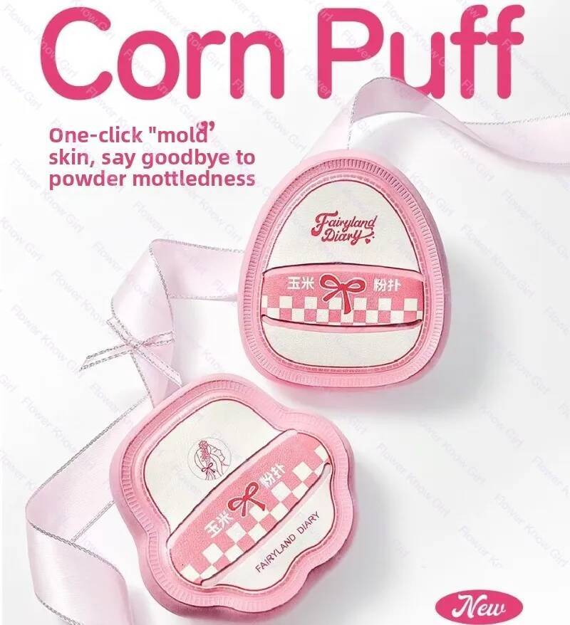 Bestseller Faliryland Diary Powder Puff Marshmallow thumb flocking air cushion powder foundation liquid cotton pad ddmyHappy
