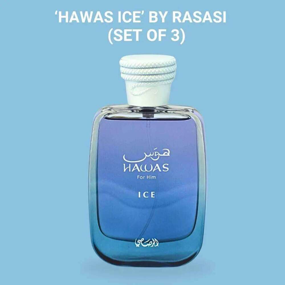 100ML RASASI Hawas Ice Fragrance Arabian Women's Perfume Pheromone Cologne for Man Attract The Opposite Sex Makeup 26H0106
