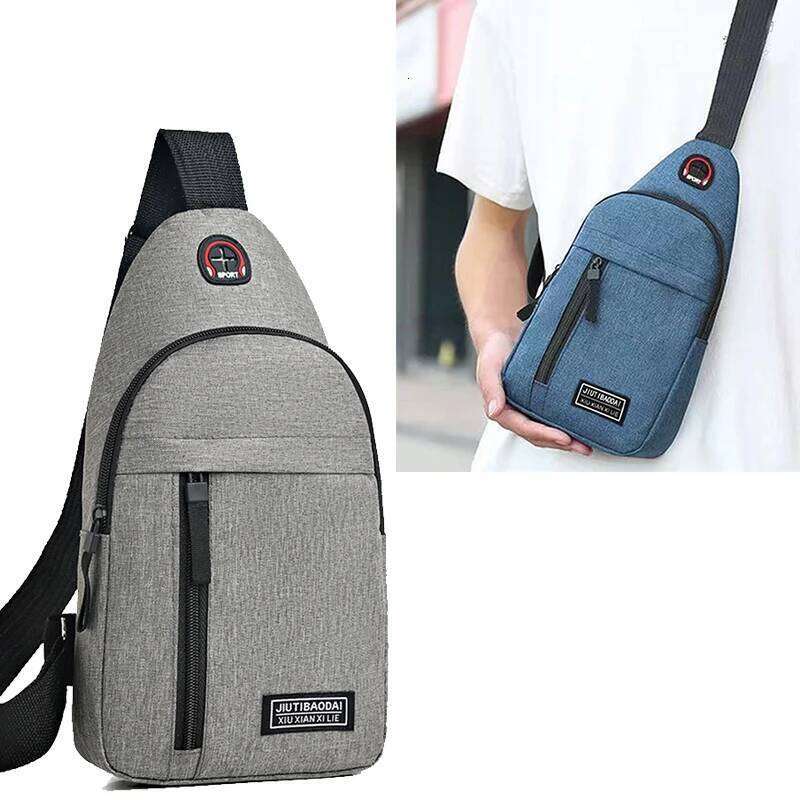 New style neutral shoulder trendy chest bag for men and women, crossbody casual small bag, backpack