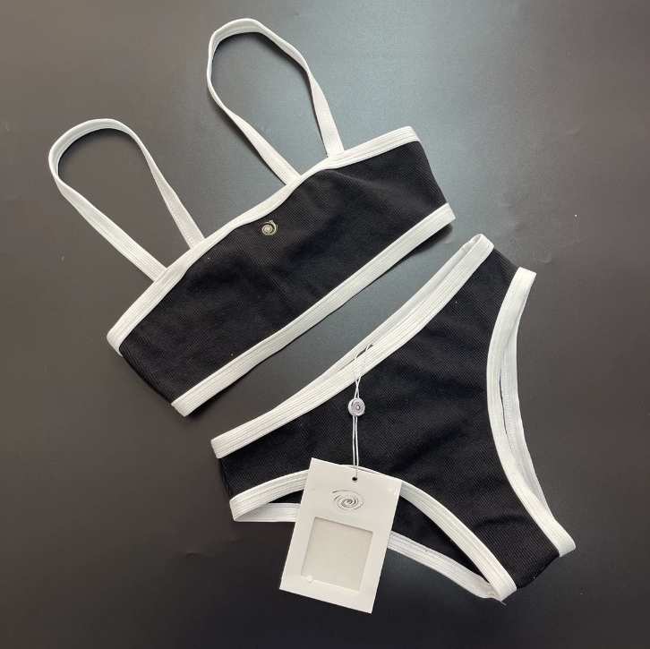 Women's Swimwear Two-piece Swimsuit Sexy Strap Style Backless Bra Slimming Bikini Summer