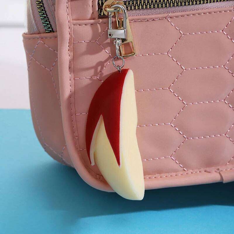 Artistic Rabbit Apple Segment Keychain; Interesting Bag Pendant Gift Item XJ260106