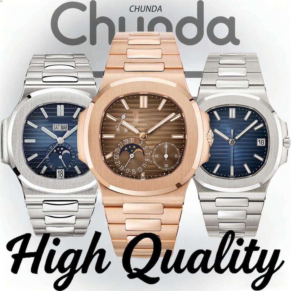 Patekdly Philipely 5711 Nautilius Watches 2026 10A Luxury Mens Pateke Philipity Watch Man Automatic Quartz Movement Watch Chronograph Designer Aquanaut Watch b2f