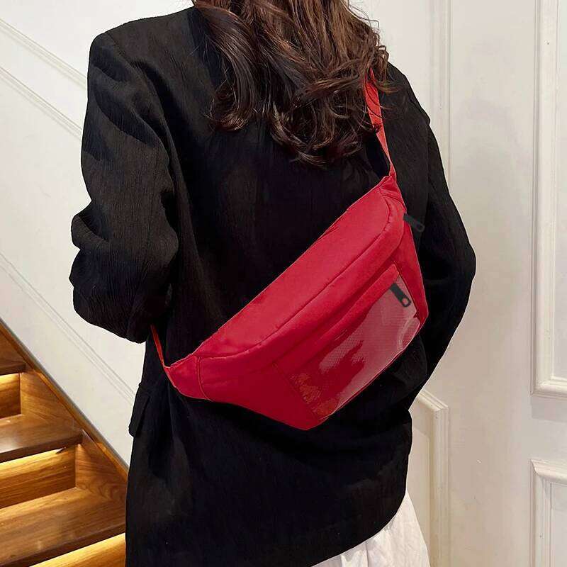 Neutral style backpack men women, with a single shoulder strap easy carrying, suitable for travel and outings.