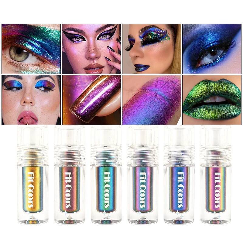 Bestseller Chameleon Eyeshadow Light to Highlight film forming Shadow Lipstick Liquid Eye Glitter Pallete ddmyHappy