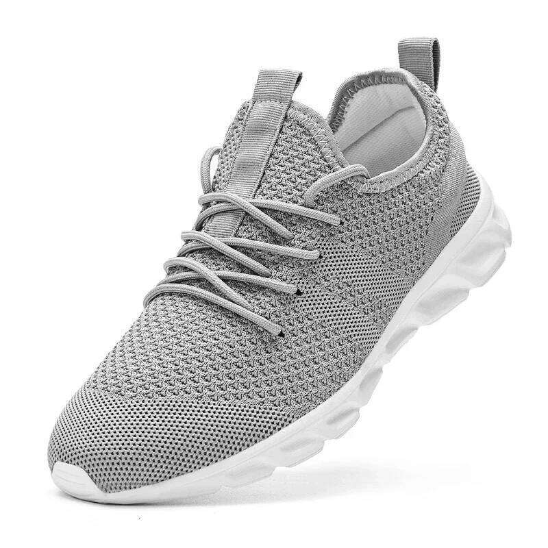 Non-slip Men's Running Knitting Mesh Breathable Sneakers Male Casual Jogging Men Sport Shoes Zapatos Para Correr 26L0106