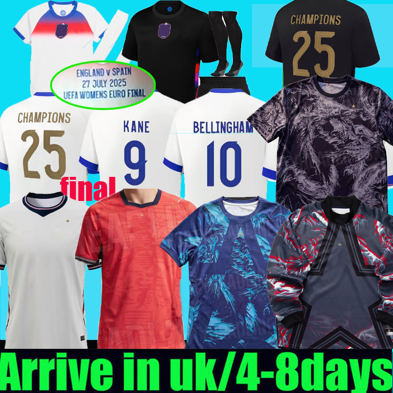 2025 2026 englands football shirt final Bellingham PALMER MAINOO 25 26 27 kane rice saka Soccer Jerseys KELLY Russo camisa de futebol WOMEN Men Kids uniform MEAD TOONE