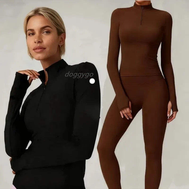 women Yoga set gym shirt leggings set Fitness Top Clothes Quick Drying Fitness Top Long Sleeve T Shirts Pilates Sports Running Tops Female
