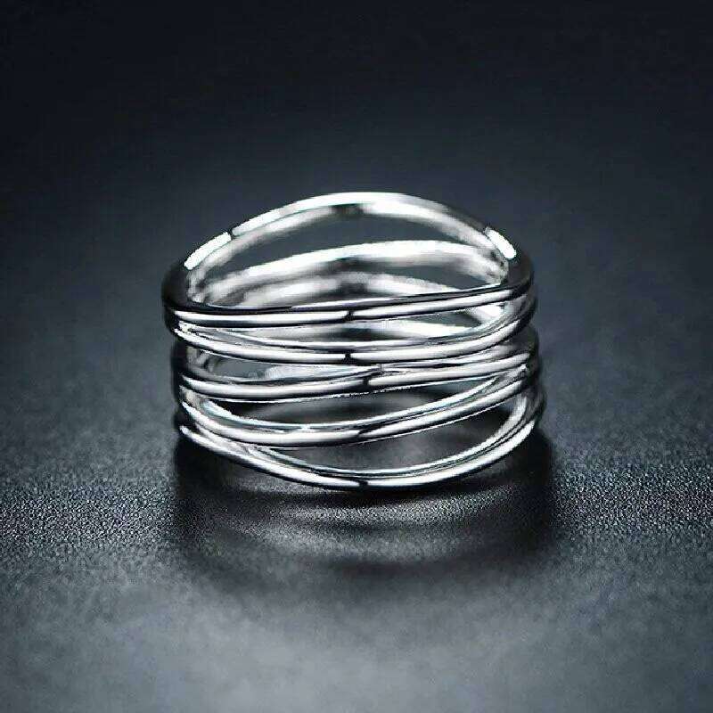 Multi-layers for Women Fashion Female Finger Rings Wedding Jewelry New 2025