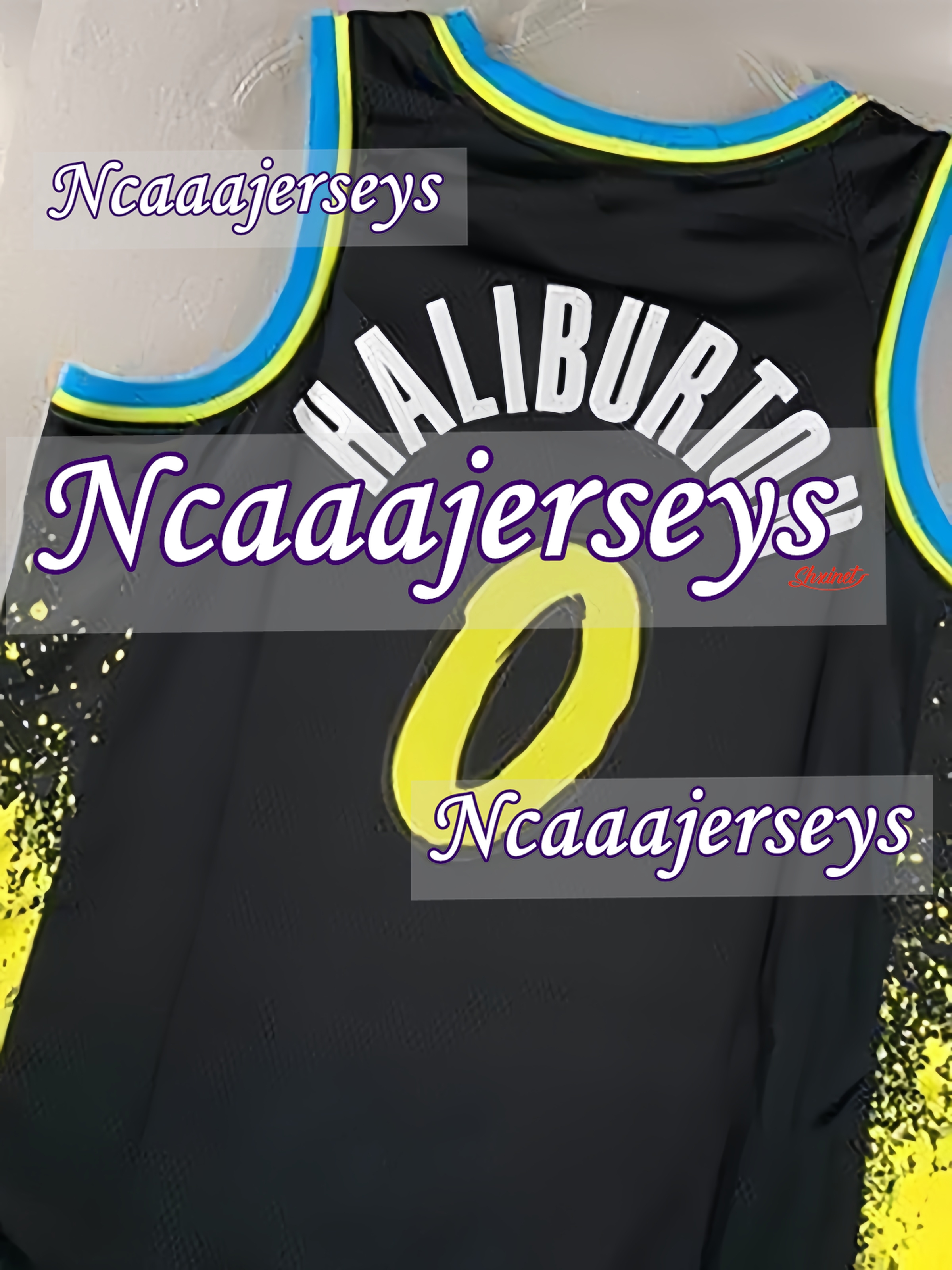 2025-26 Tyrese Haliburton 0 Turner Custom Basketball Jersey Pascal Siakam 43 Victor Oladipo Stitched Custom Any Number Name