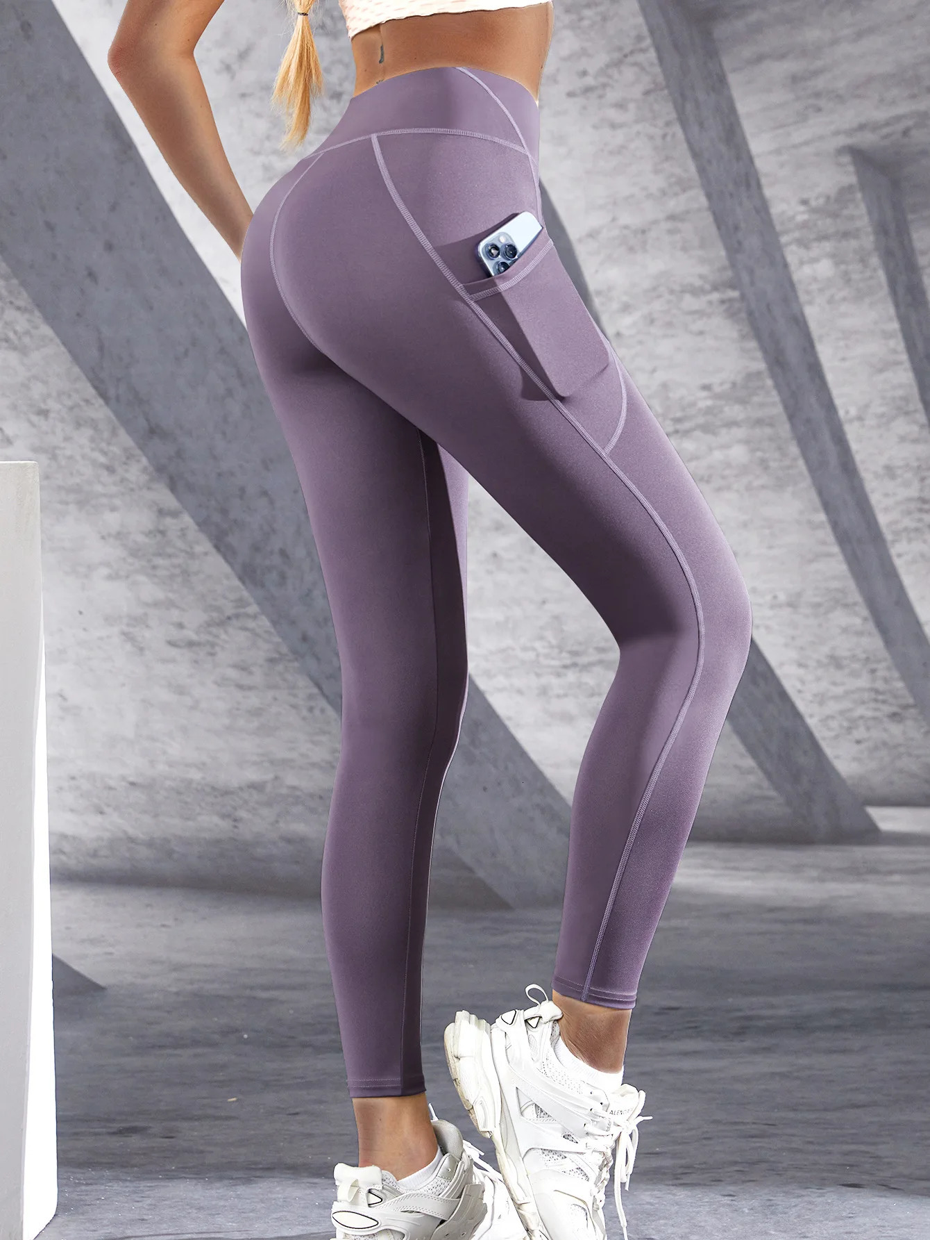Women Yoga Trousers Leggings Pants High Elasticity Stretch Gym Casual Sports Fitness Workout Tights 260106