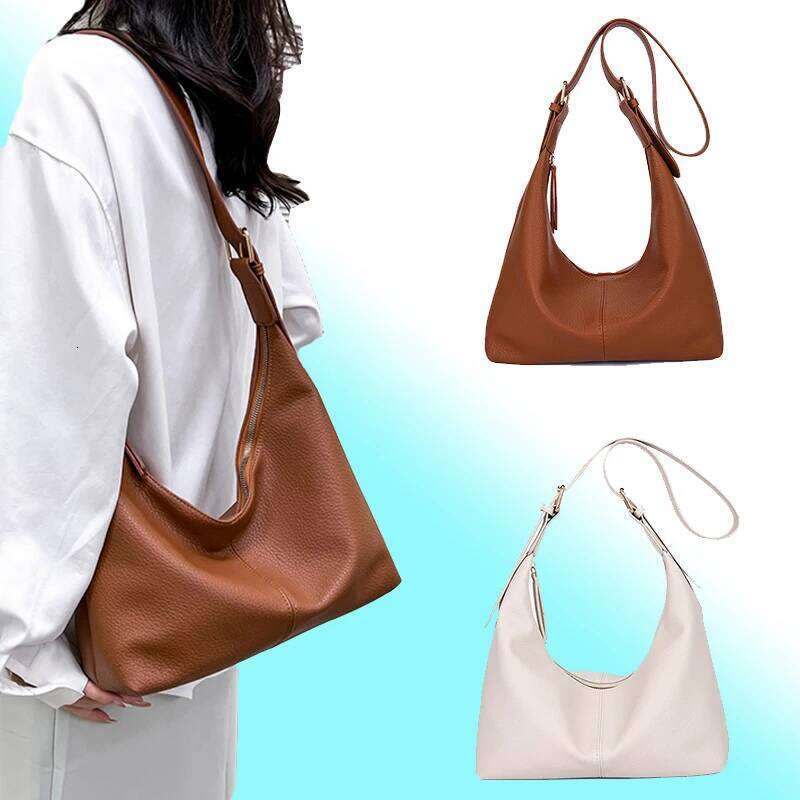 Versatile Bucket Roomy Underarm Crossbody Bag Shoulder Bags for Women Solid Cute Tote Clutch Wallet